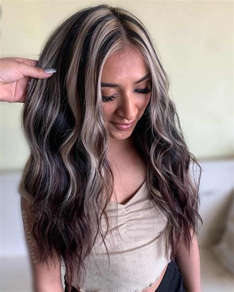 21 Gorgeous Black Hair Ideas with Blonde Highlights .